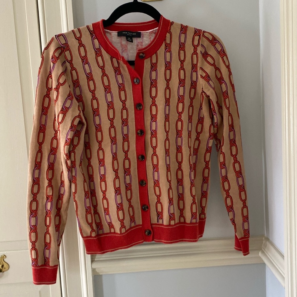 Ann Taylor petite button down sweater.